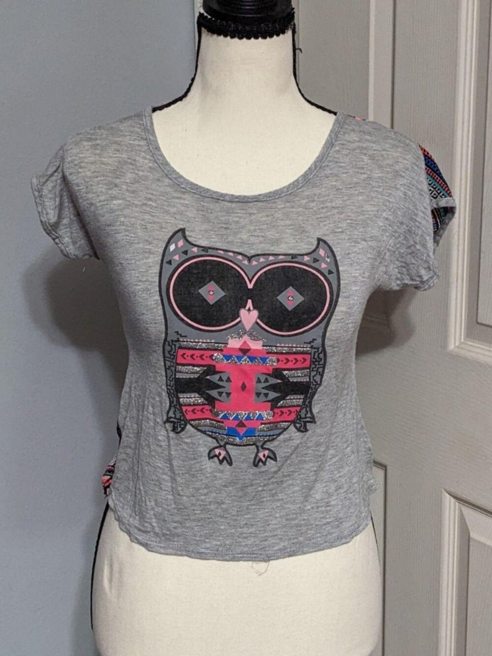 Miss Majesty Vintage Y2K Owl Graphic Short Sleeve Tee XXS, XS